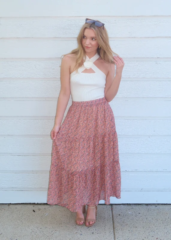 ZOE CHIFFON MAXI SKIRT