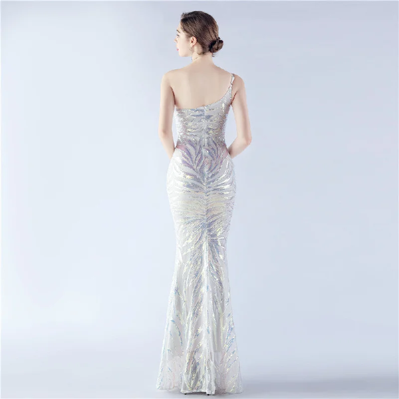 Sexy Sequin Sleeveless Formal Dress